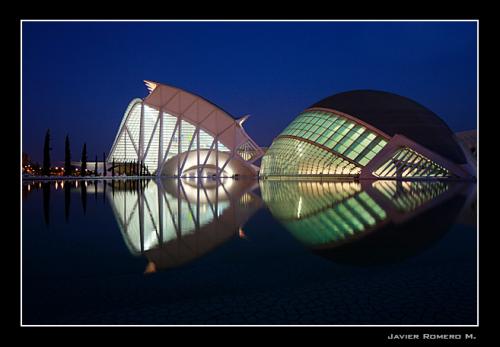 Fotografia de RinconGrafico - Galeria Fotografica: Ciudad de las Artes - Foto: Hemisferic y Museo Principe Felipe