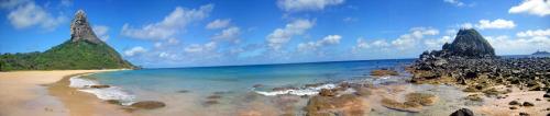 Fotografia de Ignacio Vicent - Galeria Fotografica: Panorama - Foto: Praia da Conceiao - Fernando de Noronha - Brasil