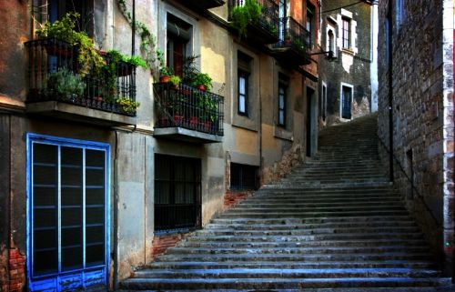 Fotografia de Valcrcel, fotgraf - Galeria Fotografica: pobles - Foto: Escales a Girona