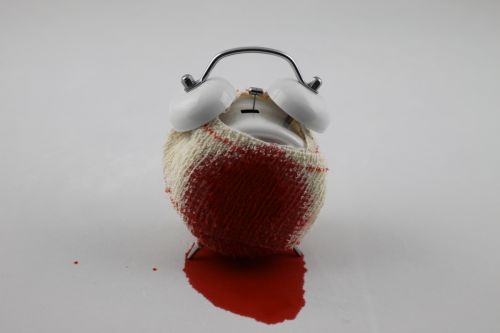 Fotografia de Javier Sanz - Galeria Fotografica: surrealismo - Foto: la hemorragia del tiempo