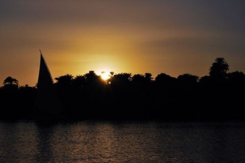 Fotografia de E.Sanchis - Galeria Fotografica: Cairo - Foto: Atardecer en el Nilo