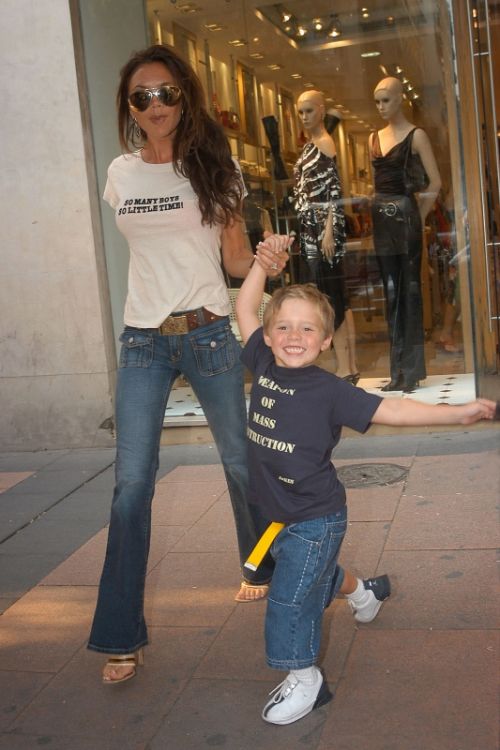 Fotografia de Rolando Cardeoso - Galeria Fotografica: DAVID BECKHAM - Foto: Victoria y Broklyn