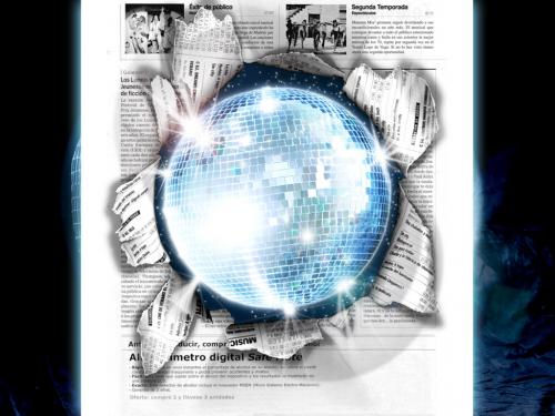 Fotografia de Capica - Galeria Fotografica: Retoques I - Foto: Bola Discoteca Papel