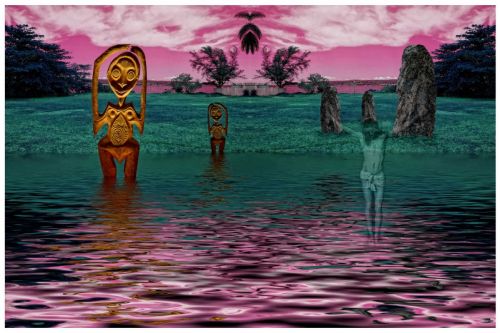 Fotografia de Abimagen64 - Galeria Fotografica: Una almohada surrealista - Foto: Parbola del Cristo sobre las aguas.