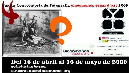 Exposiciones Fotografia CONVOCATORIA DE FOTOGRAFIA CINCÓMONOS ESPAI D'ART - Todo en Fotografia .NET Exposiciones Fotografia CONVOCATORIA DE FOTOGRAFIA CINCÓMONOS ESPAI D'ART - Todo en Fotografia .NET