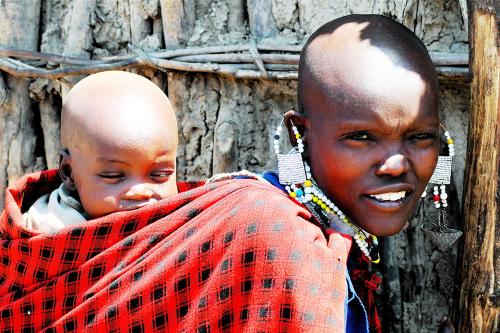 Fotos mas valoradas » Foto de Joan Teixido - Galería: Massais - Fotografía: madre y bebe