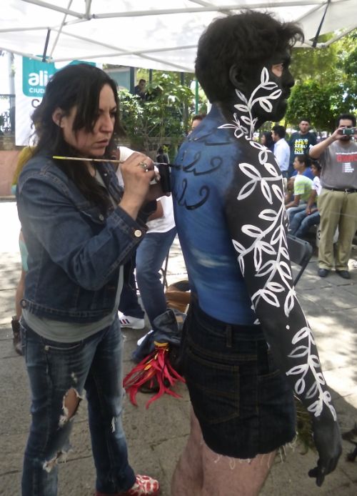 Fotografías menos votadas » Autor: Alejandro - Galería: Body paint Muluk 3 - Fotografía: 