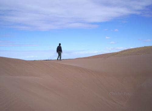 Fotos menos valoradas » Foto de Sergio - Galería: Desierto Lavallino - Mendoza - Argentina - Fotografía: Caminando