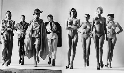 the naked and dressed - helmut newton